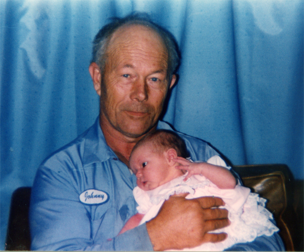 Missy and Grandpa 1989