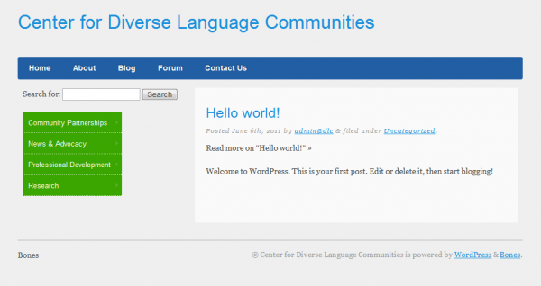 Center for Diverse Languages 
